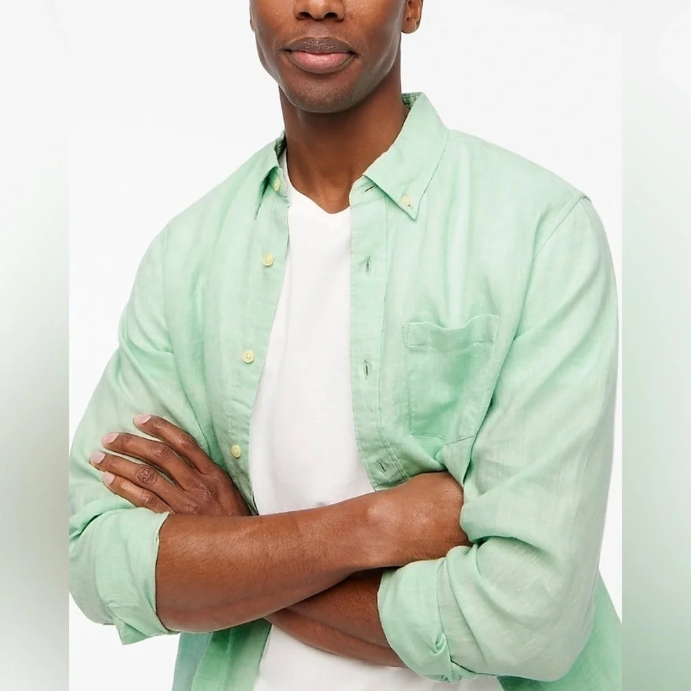 J Crew Linen-cotton shirt Item AL174